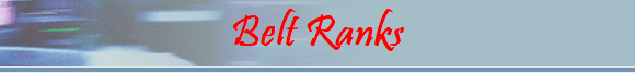 Belt Ranks